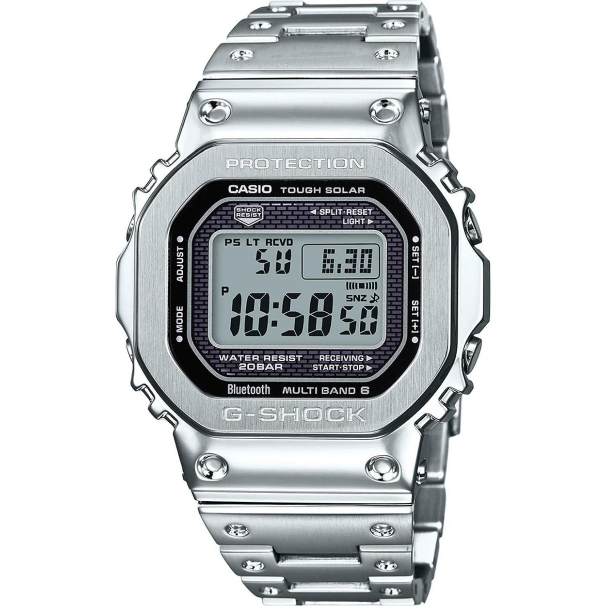 Casio horloge B5000D-1ER heren digitaal edelstaal 20 ATM 

Algemeen
Geslacht: heren
Model: B5000D-1ER

Voordelen
- zonne-energie
- band edelstaal zilver
- boven gem. waterdicht: zwemmen/duiken
- digitale tijdsweergave
- maat kast 43.2mm (breedte) 13mm (dikte)