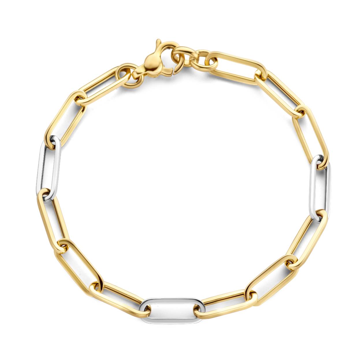 Femme Adorée Armband bicolor goud 18k