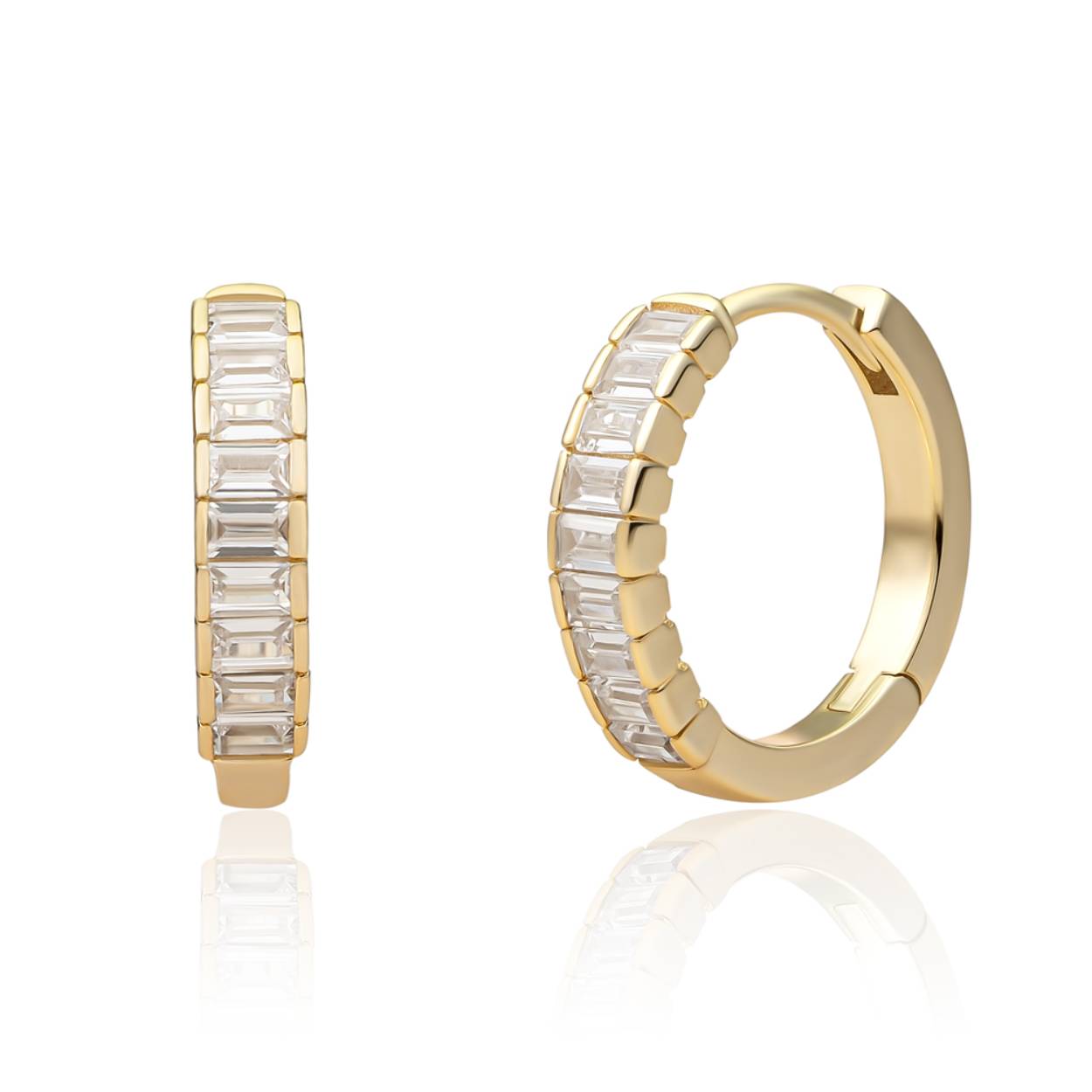 Sparkling Zilveren Oorringen EAG23