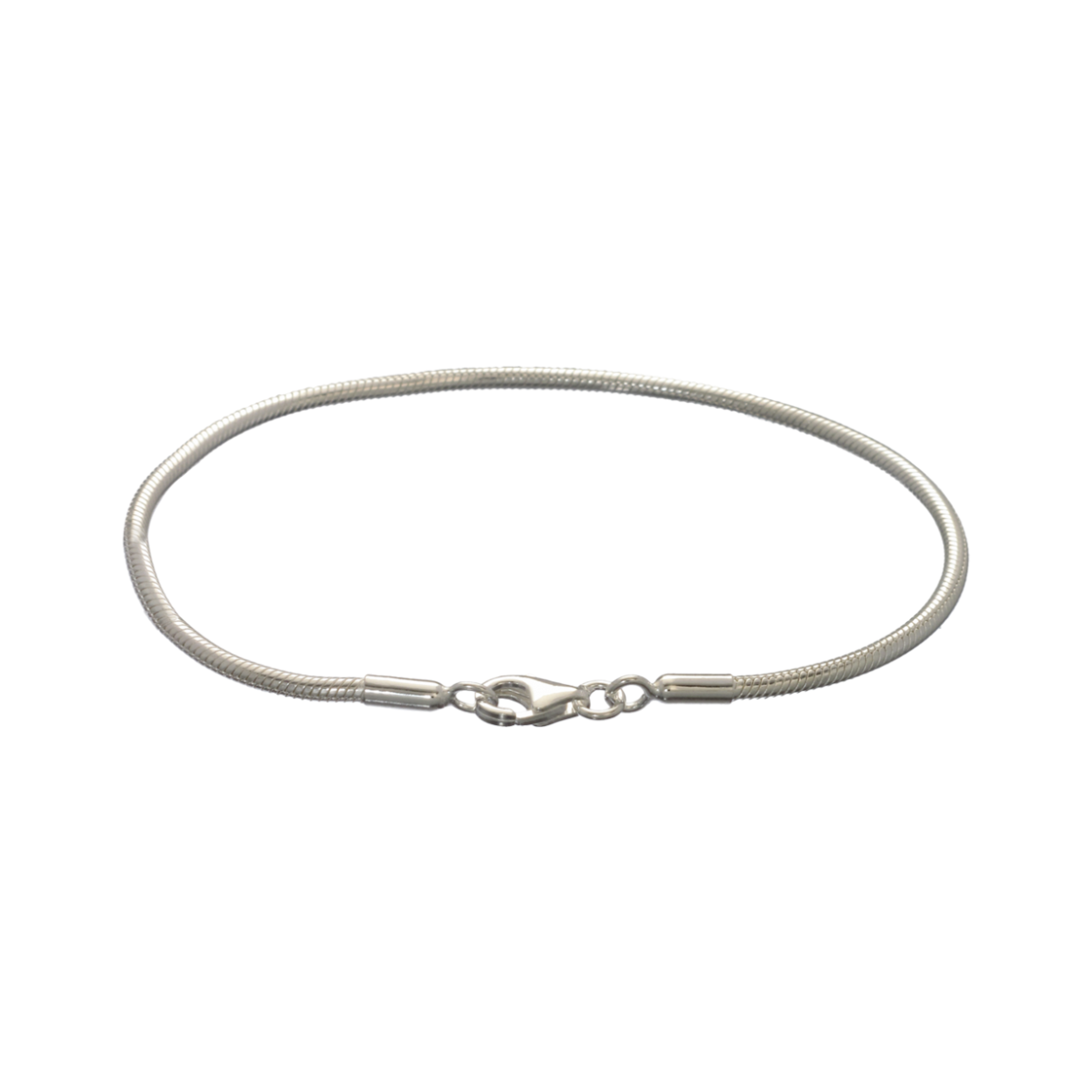 Zilveren 15 cm armband met slangen schakel van het merk Piccolo.