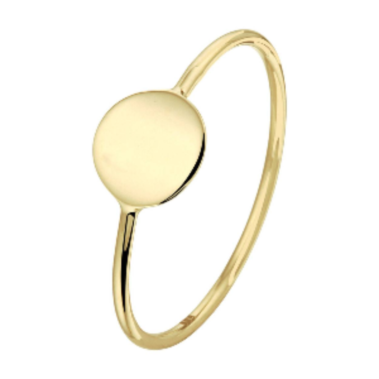 RING GEEL GOUD GRAVEER RONDJE KA4023152