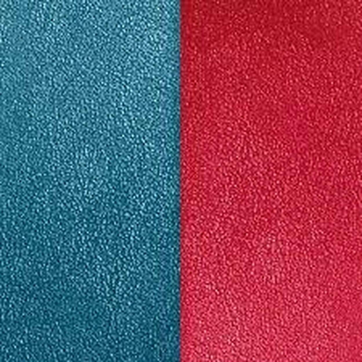 Prachtig sieraad van Les Georgettes
Petrol blue / Raspberry