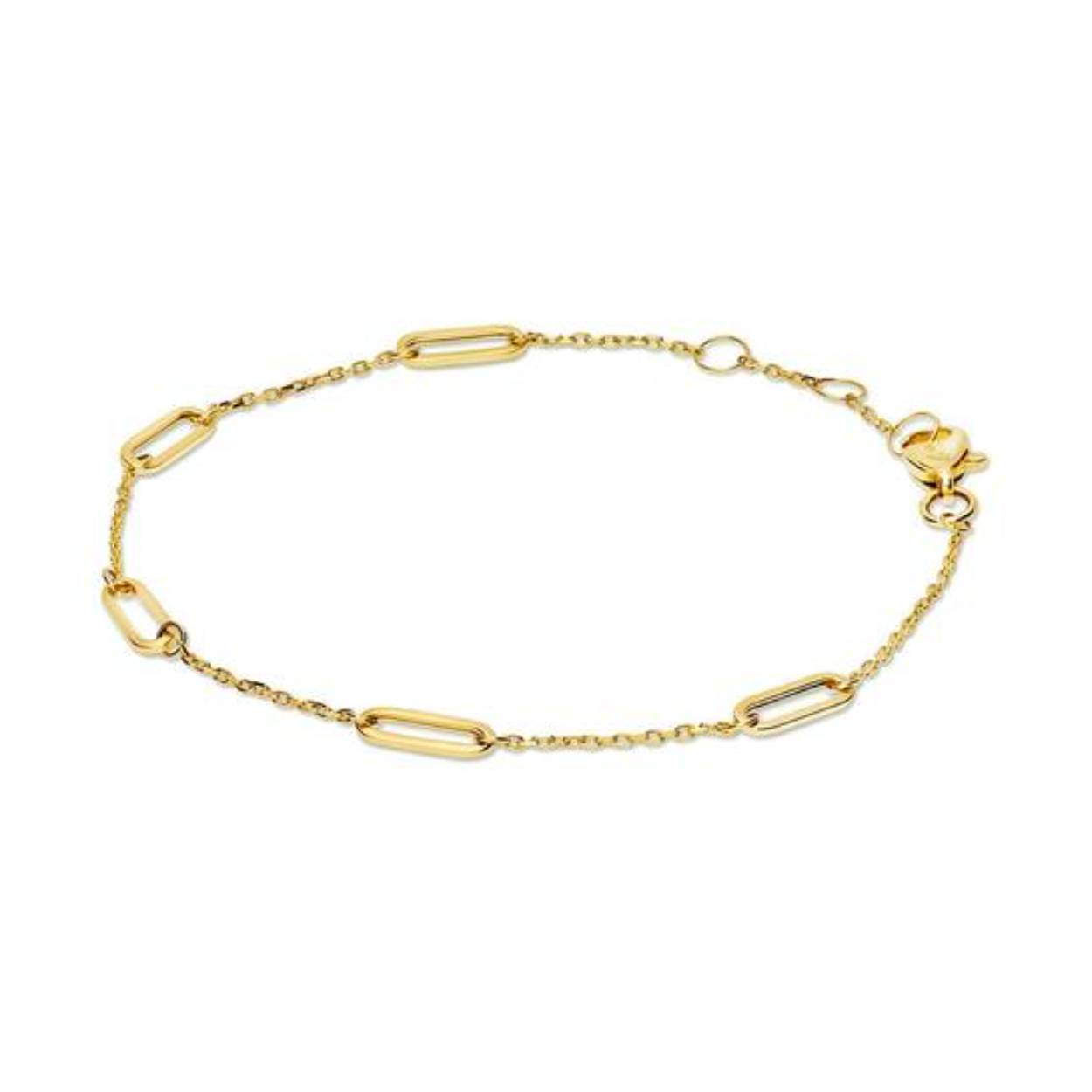 Jackie Las Ramblas Bracelet
Een variant op de klassieke schakelarmband: de Las Ramblas Bracelet. Gemaakt van 14K goud en het perfecte stuk om te combineren met de bijpassende Las Ramblas Necklace. We love it!

In Love With Barcelona
Zon, stand, tapas, sangria en kunst. Sí, Barcelona! Jackie heeft tijdens haar reis naar Spanje inspiratie opgedaan in de wereldstad Barcelona. De Gaudí huizen, de kunstwerken in het gekleurde Parc Güell en natuurlijk de adembenemende Sagrada Família: elke plek was nog mooier dan zij zich had voorgesteld. Deze stad heeft een plekje in Jackie’s hart veroverd. Ontdek nu de nieuwe 14 karaat gouden sieradencollectie ‘In Love With Barcelona’. 

Specificaties
- Armband
- Materiaal: 14 Karaat - Geelgoud - 585
- Lengte verstelbaar: 16 - 17 - 18cm 
- Artikelnummer: JKB23.301