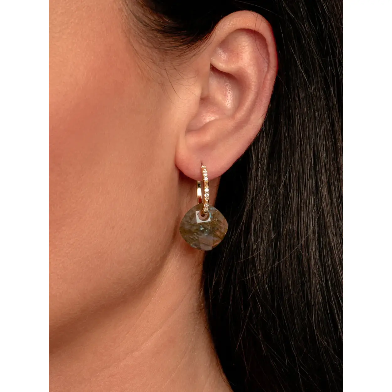 oorhanger  labradorite