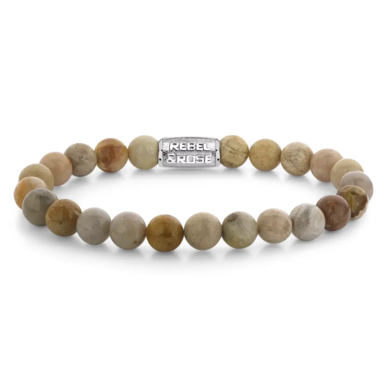 Rebel & Rose armband RR-80121-S-L Desert Storm - 8mm L