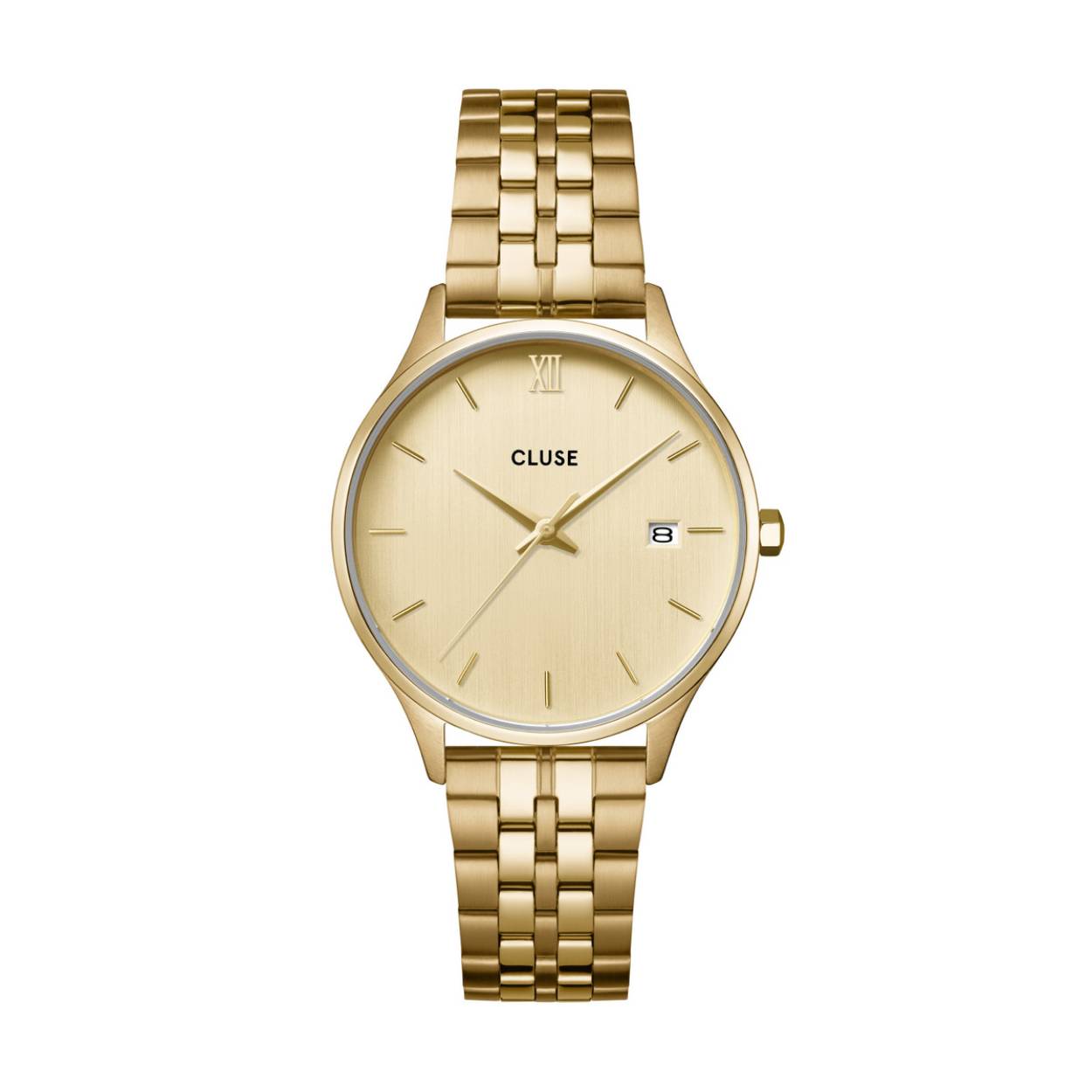 Minuit Date Watch Steel, Full Gold Colour
