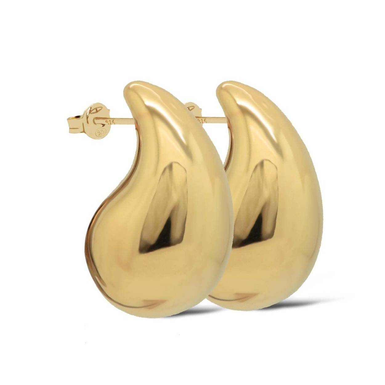 Symbols XL CHUNKY DROP 30MM Goldplated X159GP
