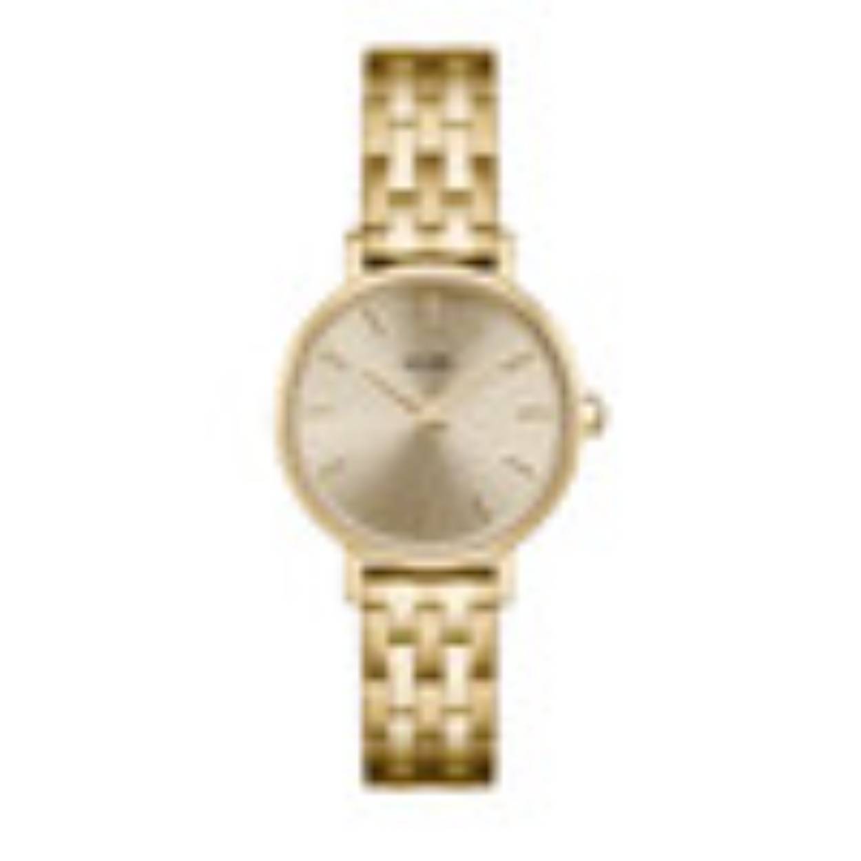 Een chic polshorloge, een sportief horloge of een trendy horloge met verwisselbaar bandje? Bij ons heb je ruime keuze uit de mooiste horlogemerken voor jouw unieke look. Ga voor een horloge dat bij jou past en geniet van jarenlang plezier!

Bij Brandfield vind je de mooiste cluse horloges voor de scherpste prijs, zoals dit CLUSE Boho Chic Women's Watch CW10506 voor dames.

Het horloge beschikt over een quartz uurwerk. Deze prachtige wijzerplaat is goud en is afgedekt met kwalitatief mineraalglas. De horlogekast is gemaakt van rvs en heeft een diameter van 28 mm. De kleur van deze horlogeband is goud en heeft een breedte van 12 mm. De horlogeband is gemaakt van rvs . Met dit prachtige horloge ben je elke dag op de hoogte van de juiste tijd!