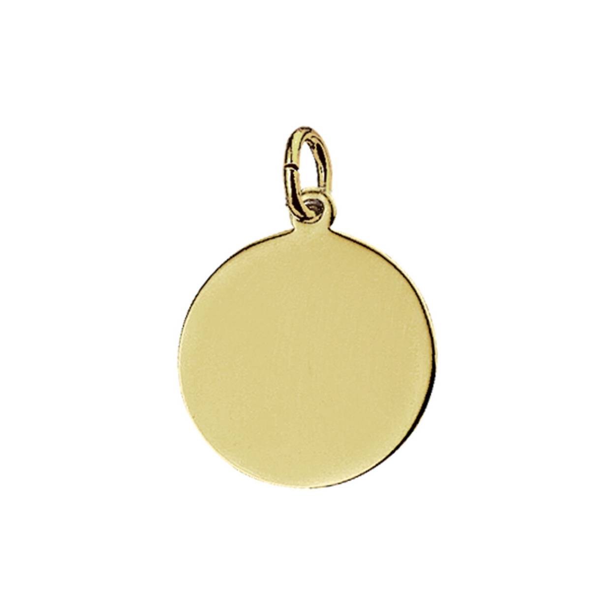 Gouden Graveerhanger Glanzend