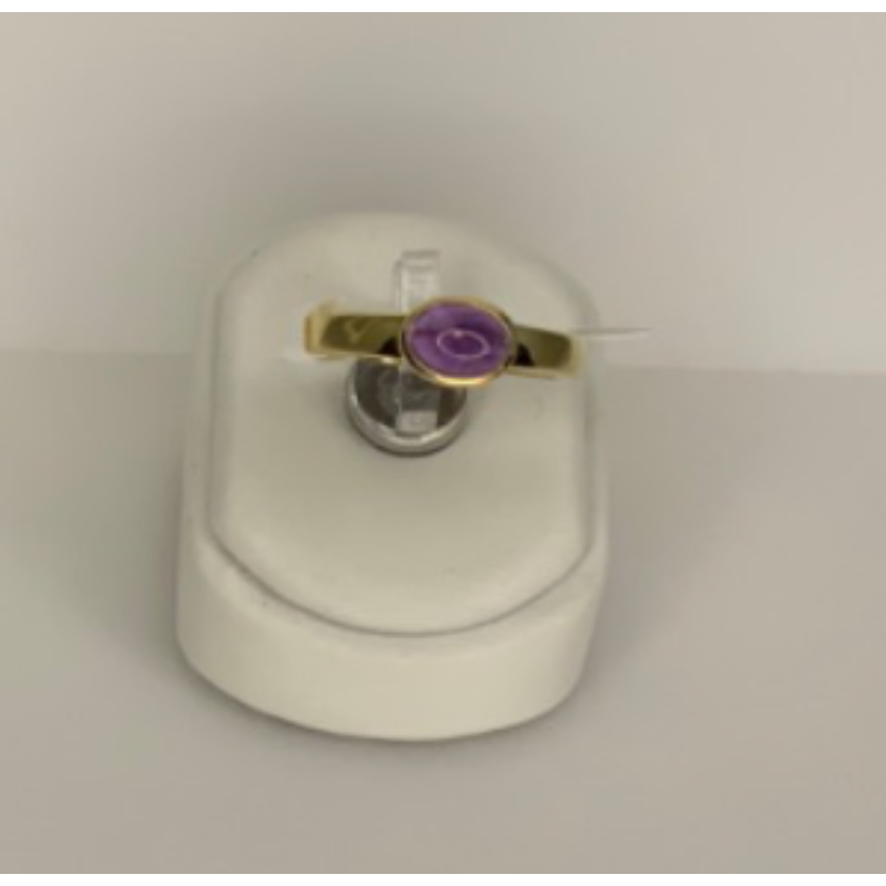 Gouden ring amethist 
