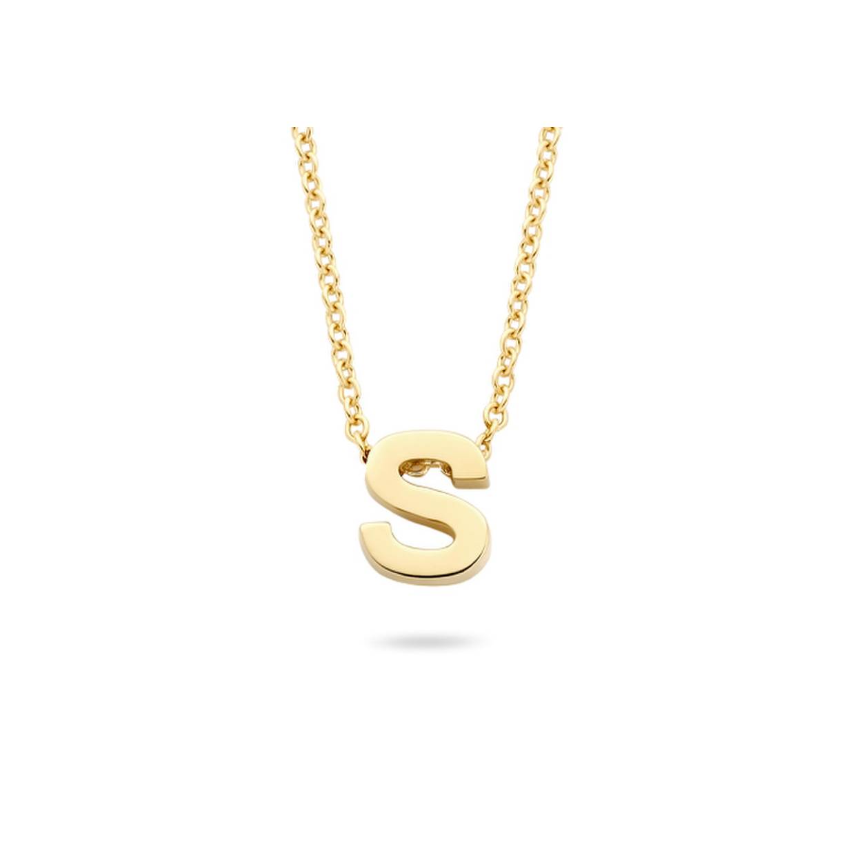 Dit 14k geelgouden collier met letterhanger is een perfecte verwijzing naar de naam van een geliefd persoon en daarmee een fantastisch cadeau. De lengte van het collier is 42 cm en de doorsnede van de hanger is 9 mm. Ook mooi in combinatie met andere sieraden uit onze collectie.