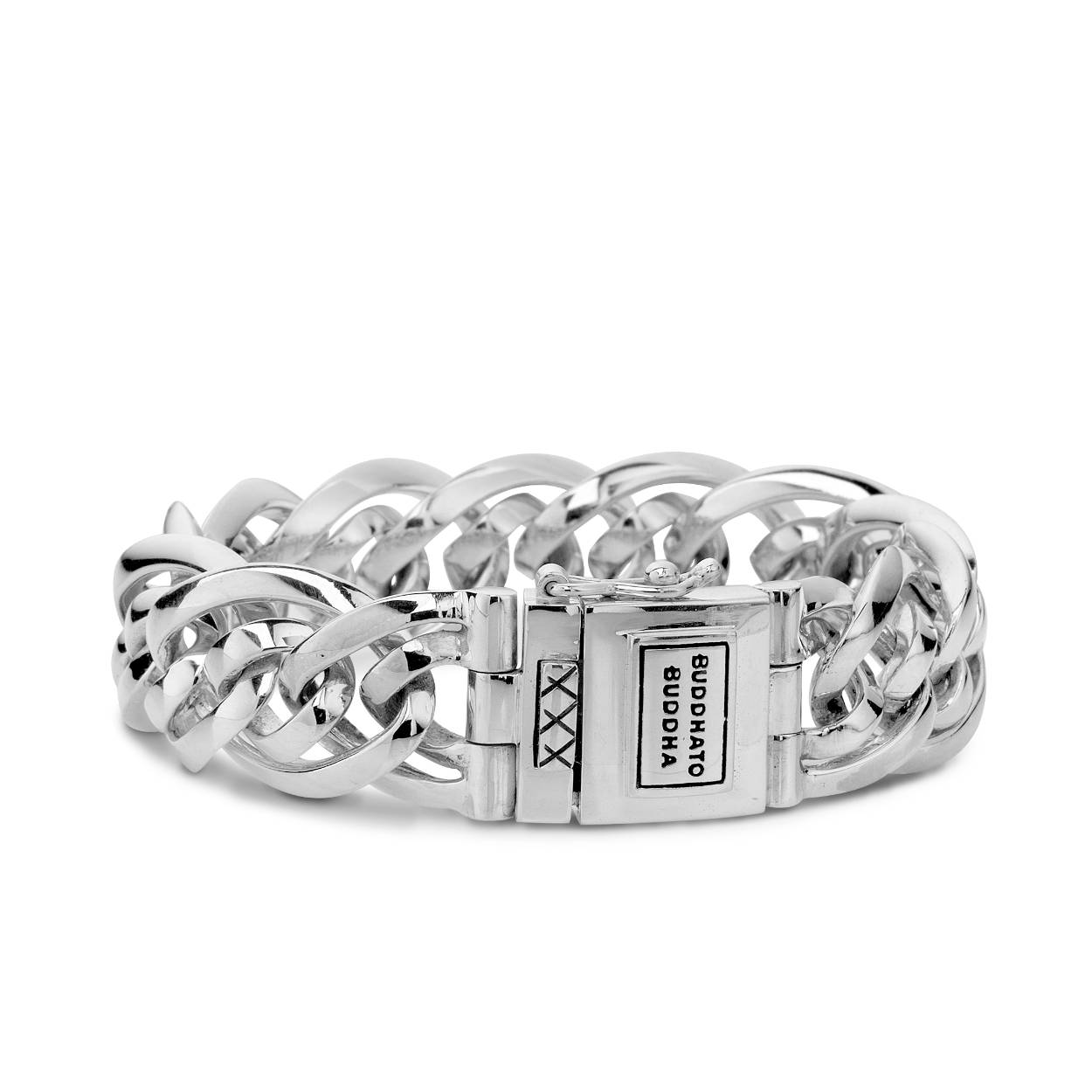 Zilveren armband van het merk Buddha to Buddha. De Nathalie Small 211 in een lengte van 19 cm