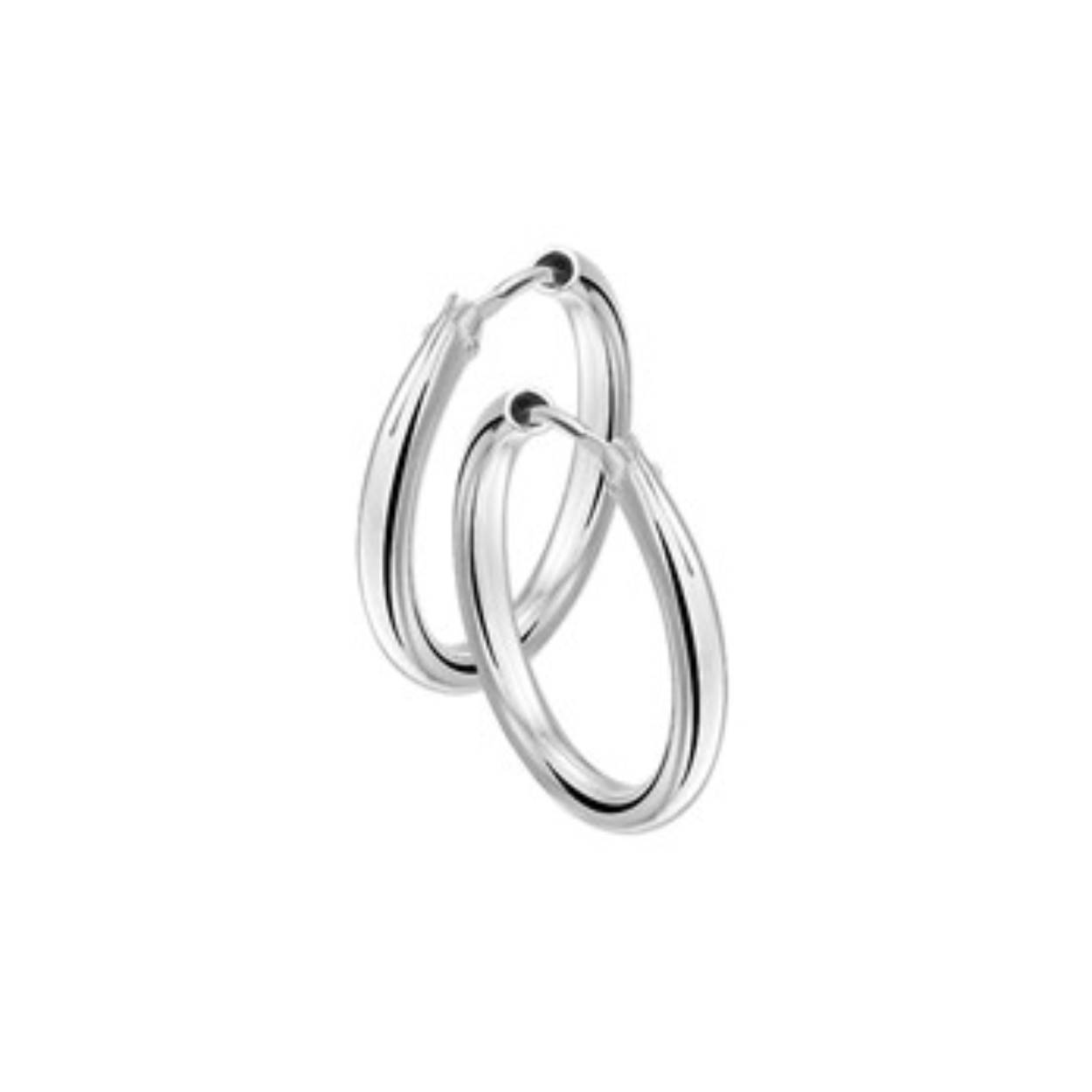 Zilveren oorringen met een ronde buis en een scharnier-sluiting.
Dikte: 2 mm
Diameter: 38 mm