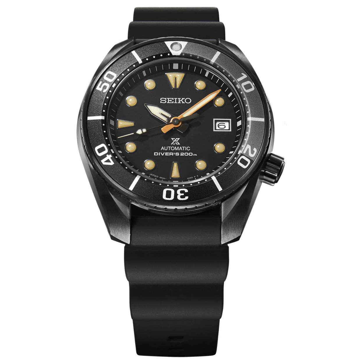 From the Prospex diver's watch comes two models that combine the practical functions of a wristwatch with the waterproof functions of air diving. The impressionable orange accent of its design also make these watches perfect for daily use.