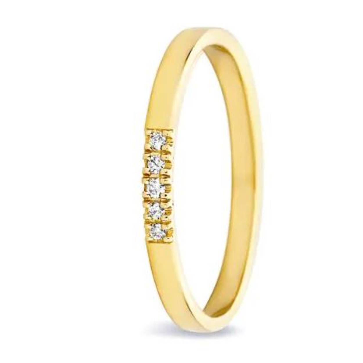  MISS SPRING RING  GEEL GOUD W/P1
