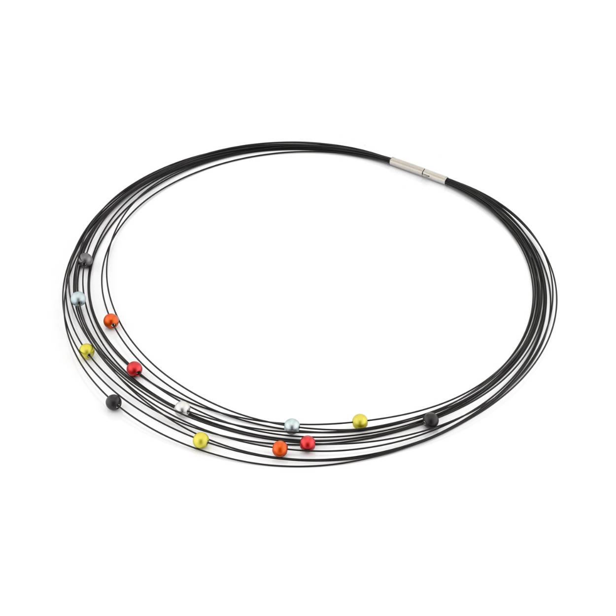 Step by Step Collier Aluminium/Staal - Multicolor 601181