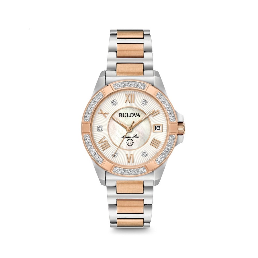 Dames Bulova 98R234 horloge voorzien van Saffierglas