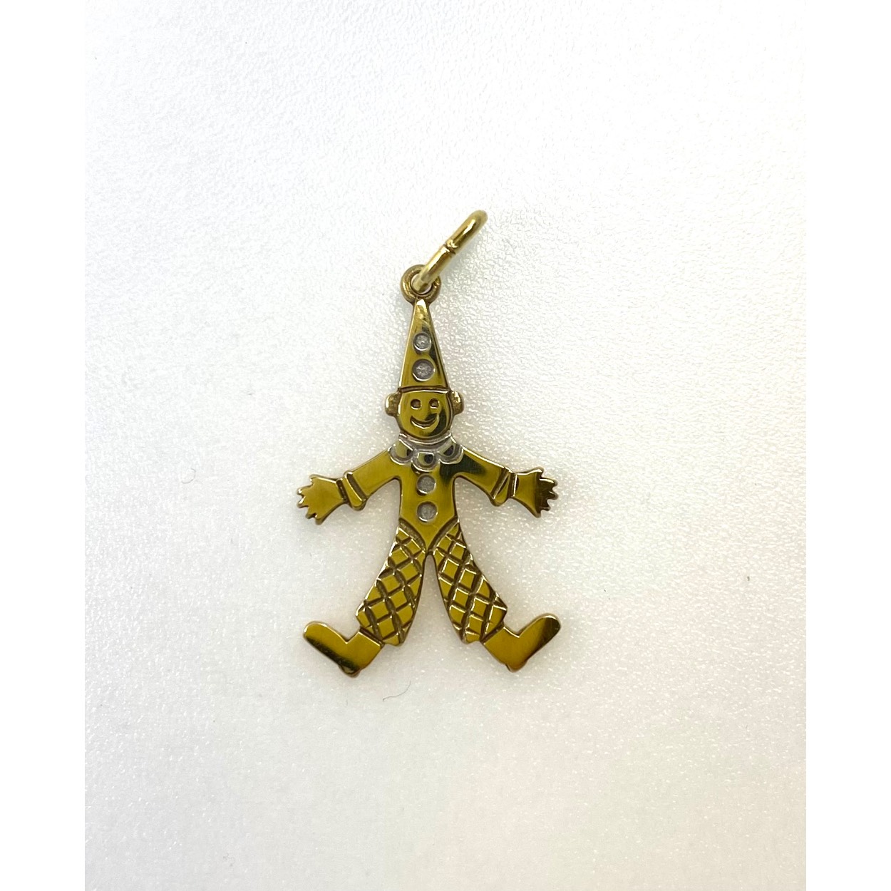 Bicolor clown hanger 