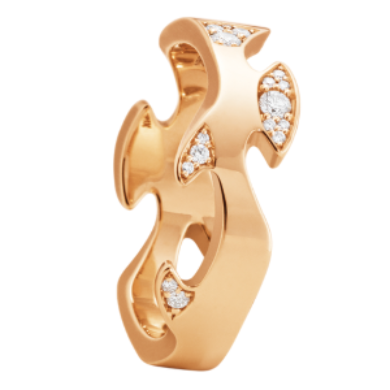 GJ FUSION RING RG MET DIAMANT 54MT