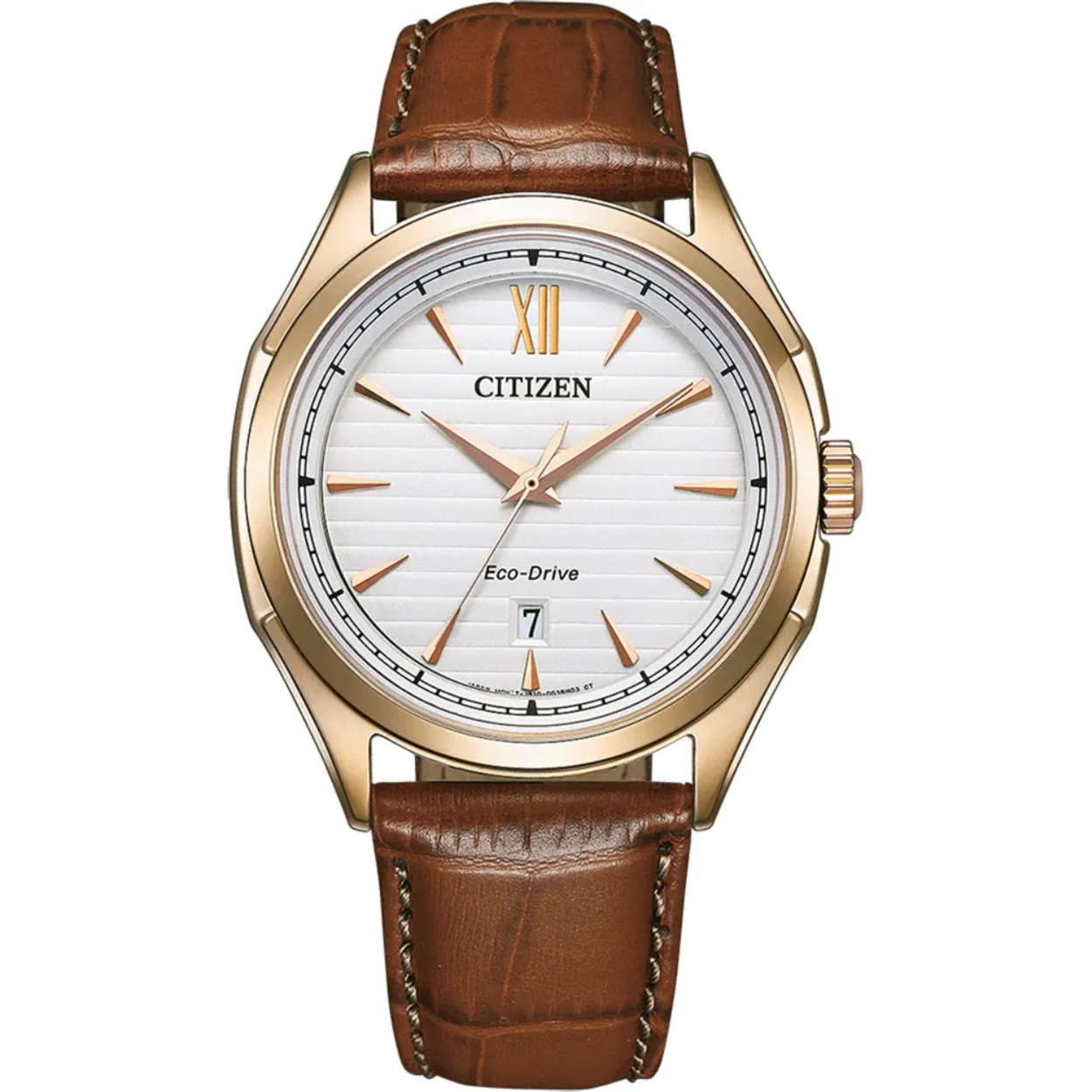 Dit Citizen horloge heeft een Roestvrijstaal kast met een diameter van 41.2 mm en is voorzien van een leren band. In de kast bevindt zich een Citizen kwaliteitsuurwerk en is afgewerkt met Mineraalglas.

Het horloge is 10ATM. Dit betekent dat het horloge geschikt is om mee te zwemmen. Verder wordt het horloge geleverd met 2 jaar garantie.
