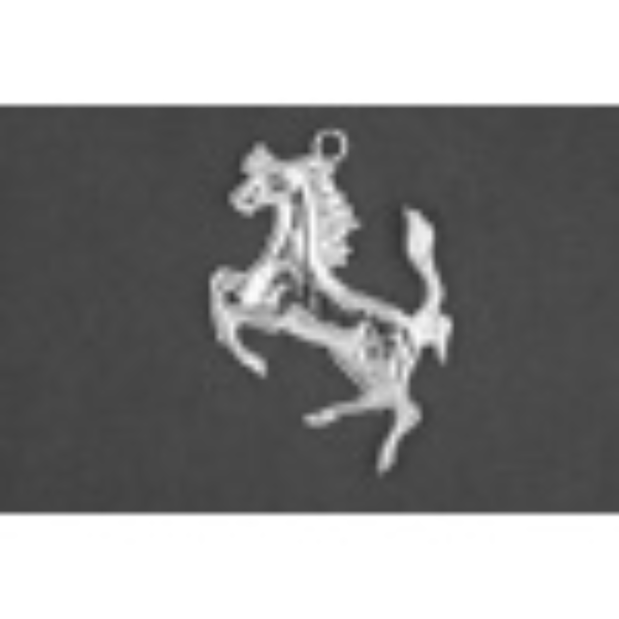 zilver bedels ferraripaard plat