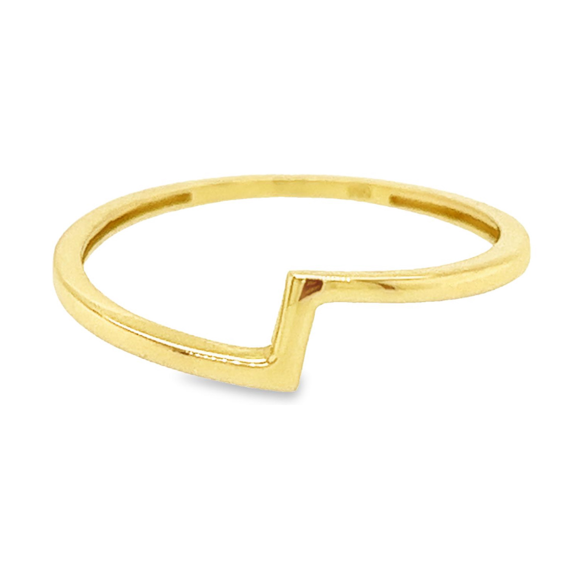 Deze geel gouden ring is ontzettend leuk! Het ontwerp is simpelweg erg leuk en makkelijk te combineren met andere sieraden. De ring is gemaakt van 14-karaats geelgoud.