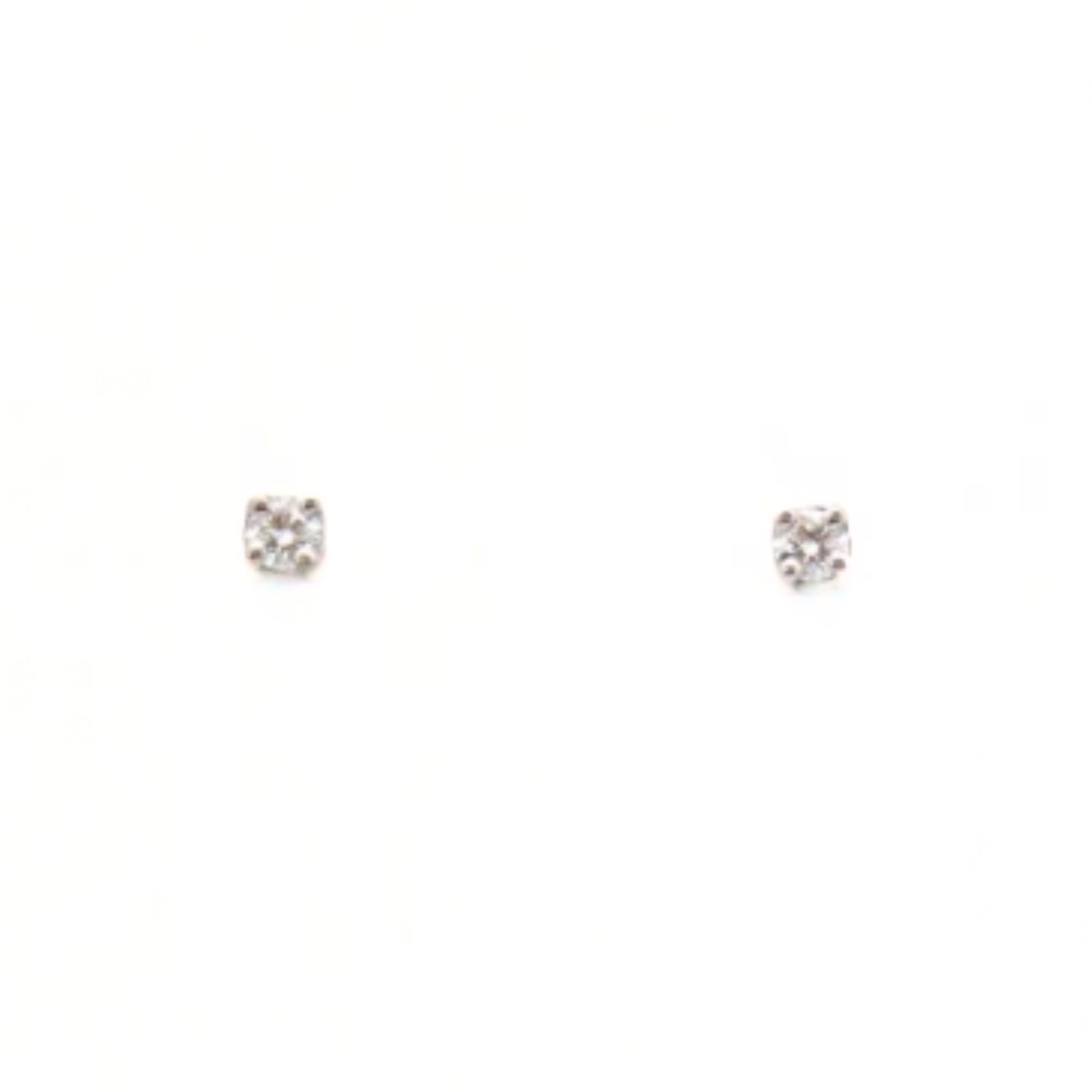 Chatonoorbellen 18kt 0.05ct