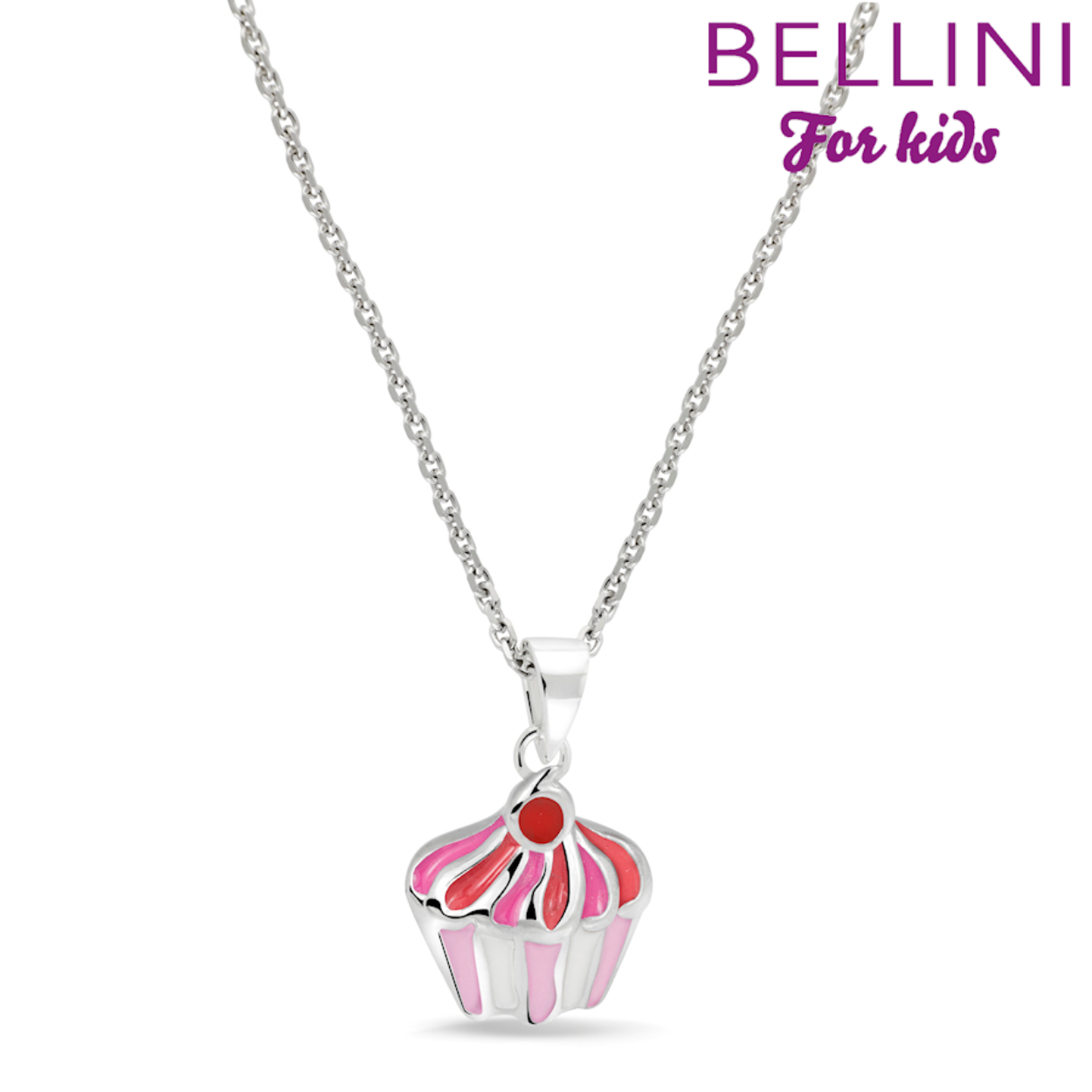 Bellini zilveren collier cupcake BEL57401077