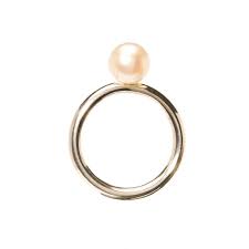 Ring met Parel maat 55