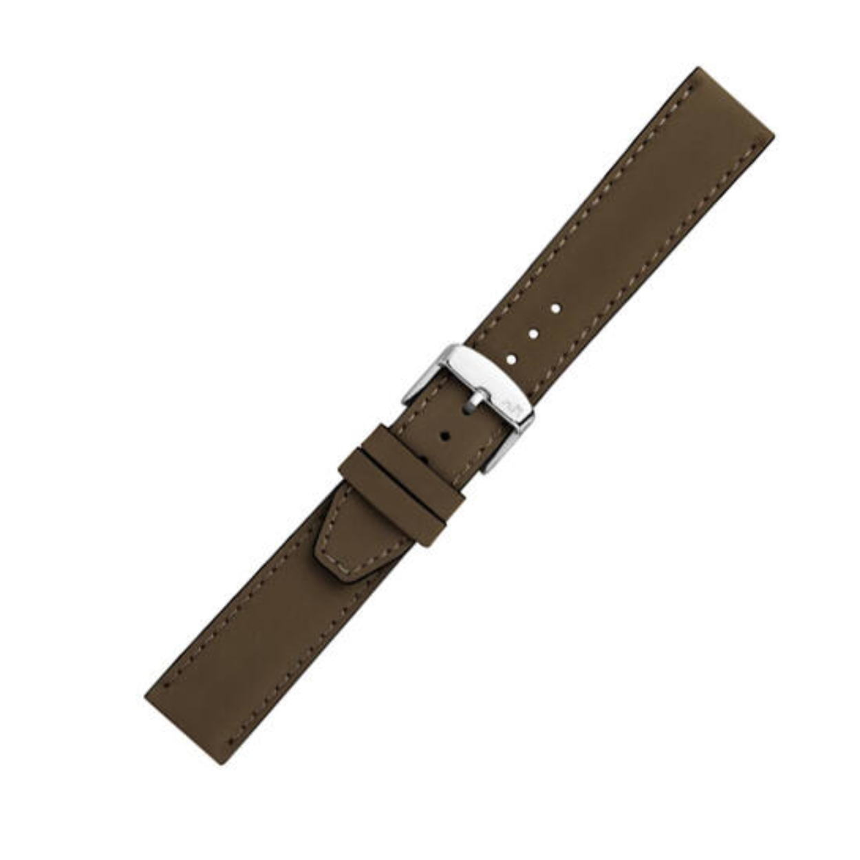 Morellato Horlogeband 22mm Groen Square Nubuck Gestikt PMX170SQUARE22