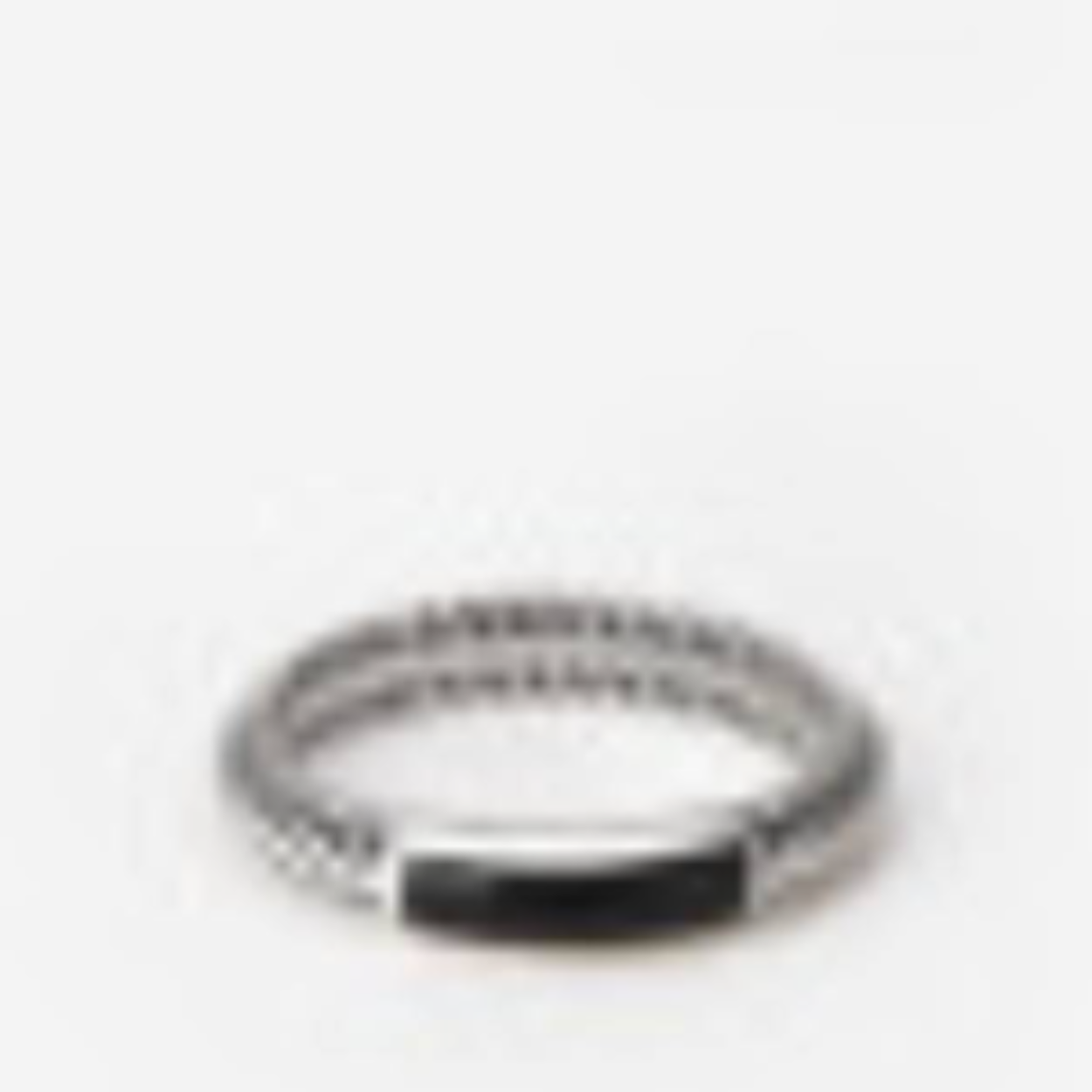 613ON 17 - Ben Mini Gemstone Ring Zilver Onyx