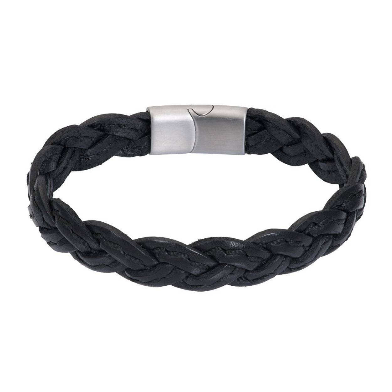 De iXXXi Men armband Luca is een handgemaakte leren armband. De bracelet bestaat uit een gevlochten design met lederen banden.