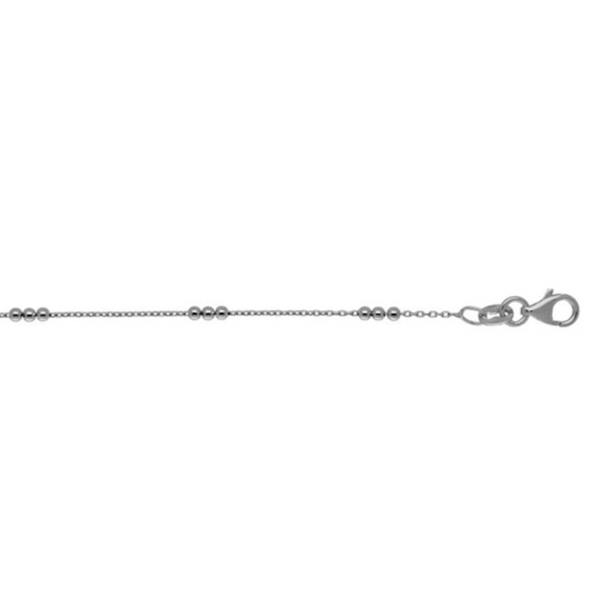 Zilveren armband fantasie Ank. 3x bol 19cm 104112519