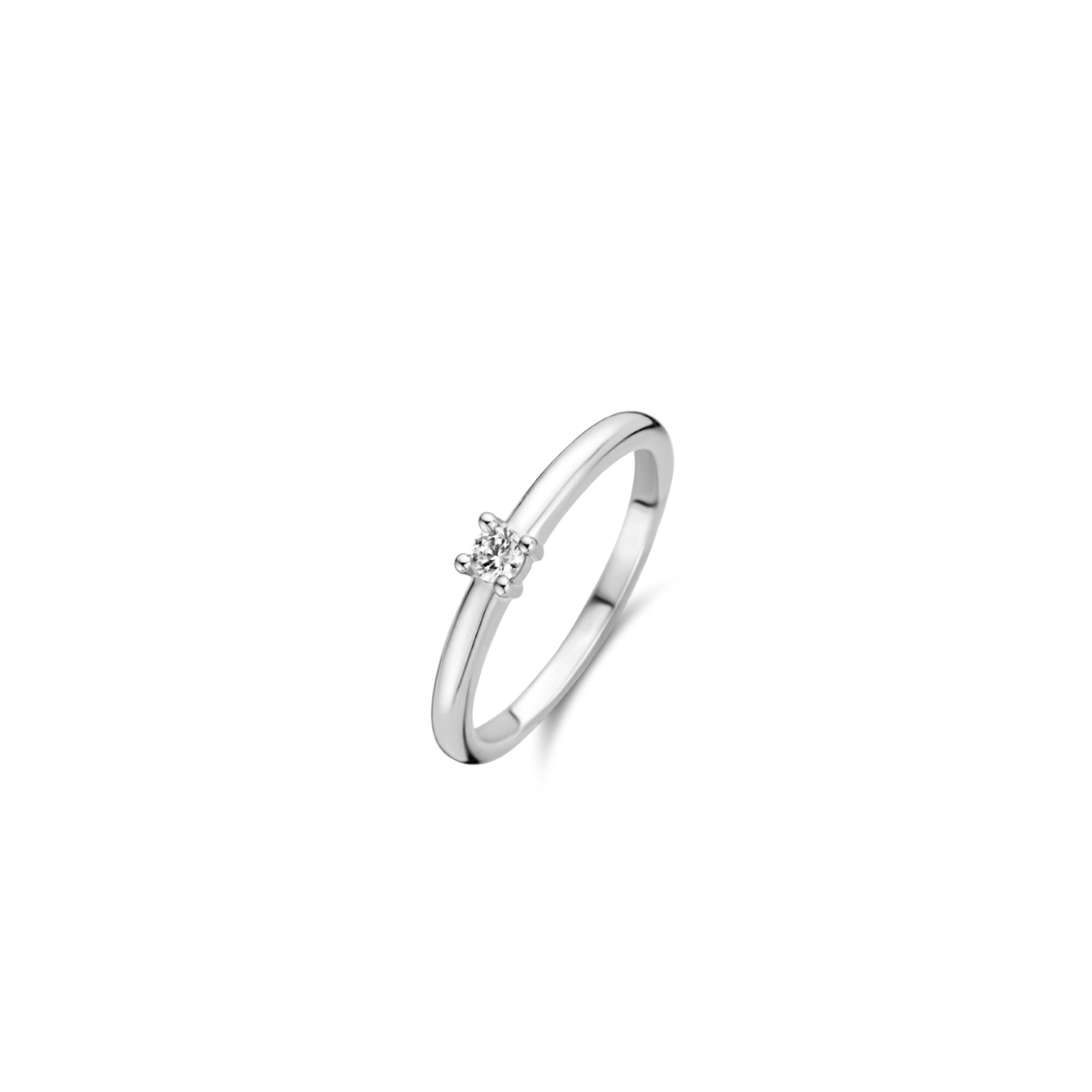 Gerhodineerd zilveren ring.