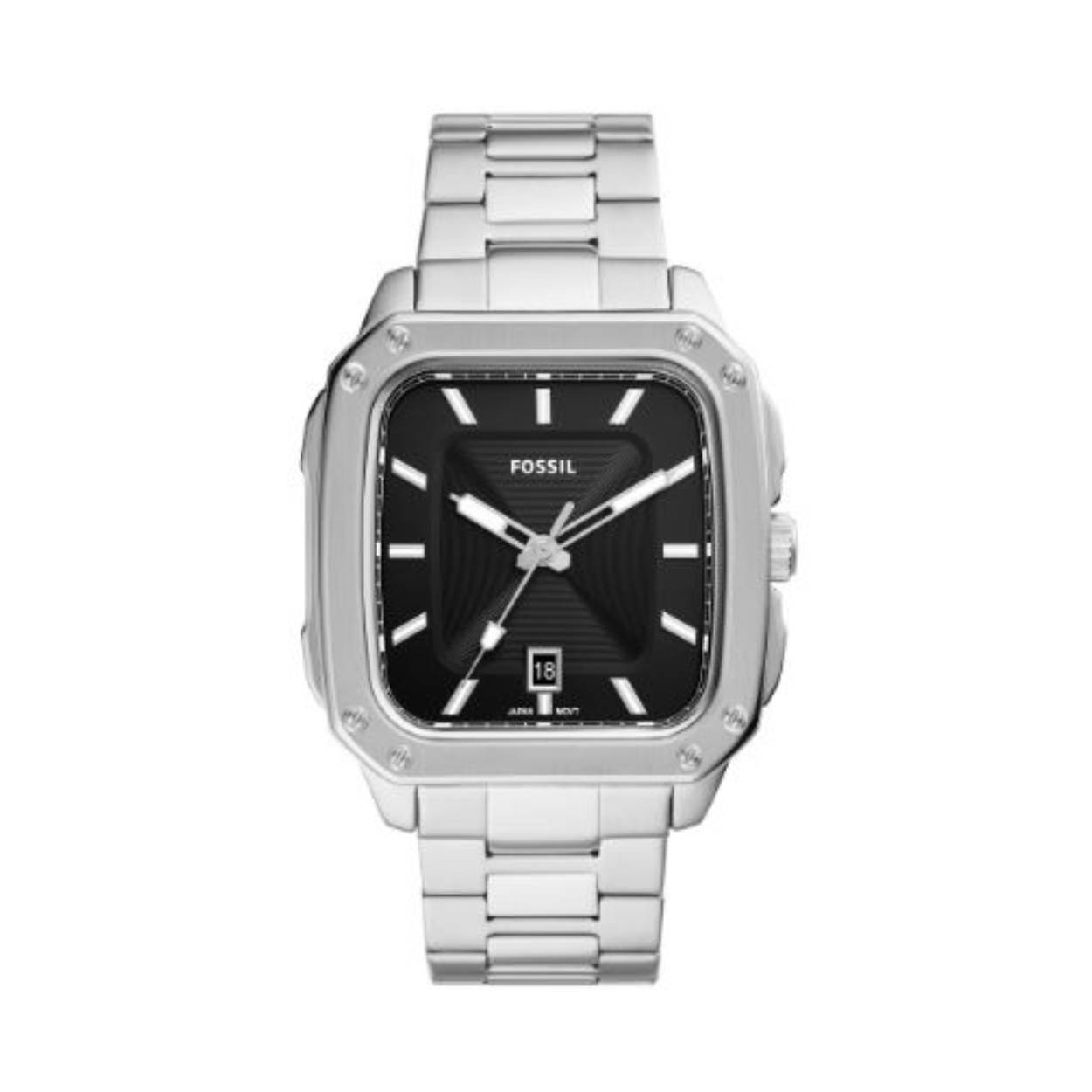 Fossil heren horloge edelstaal band INSCRIPTION FS5933 