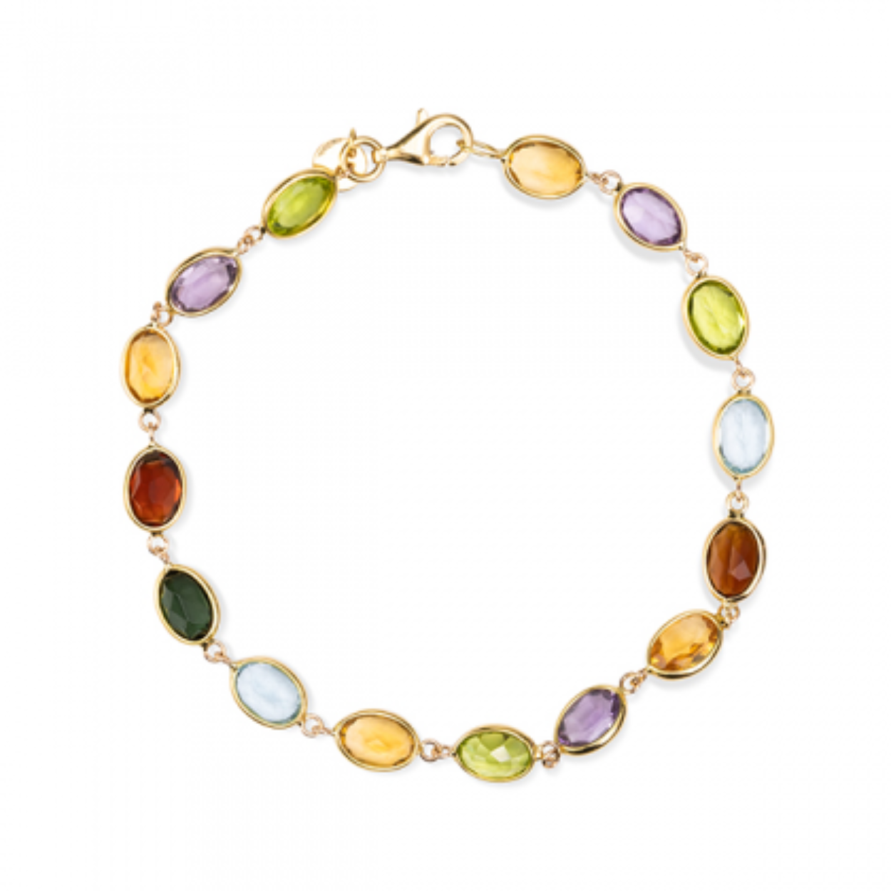 gouden armband met edelstenen 