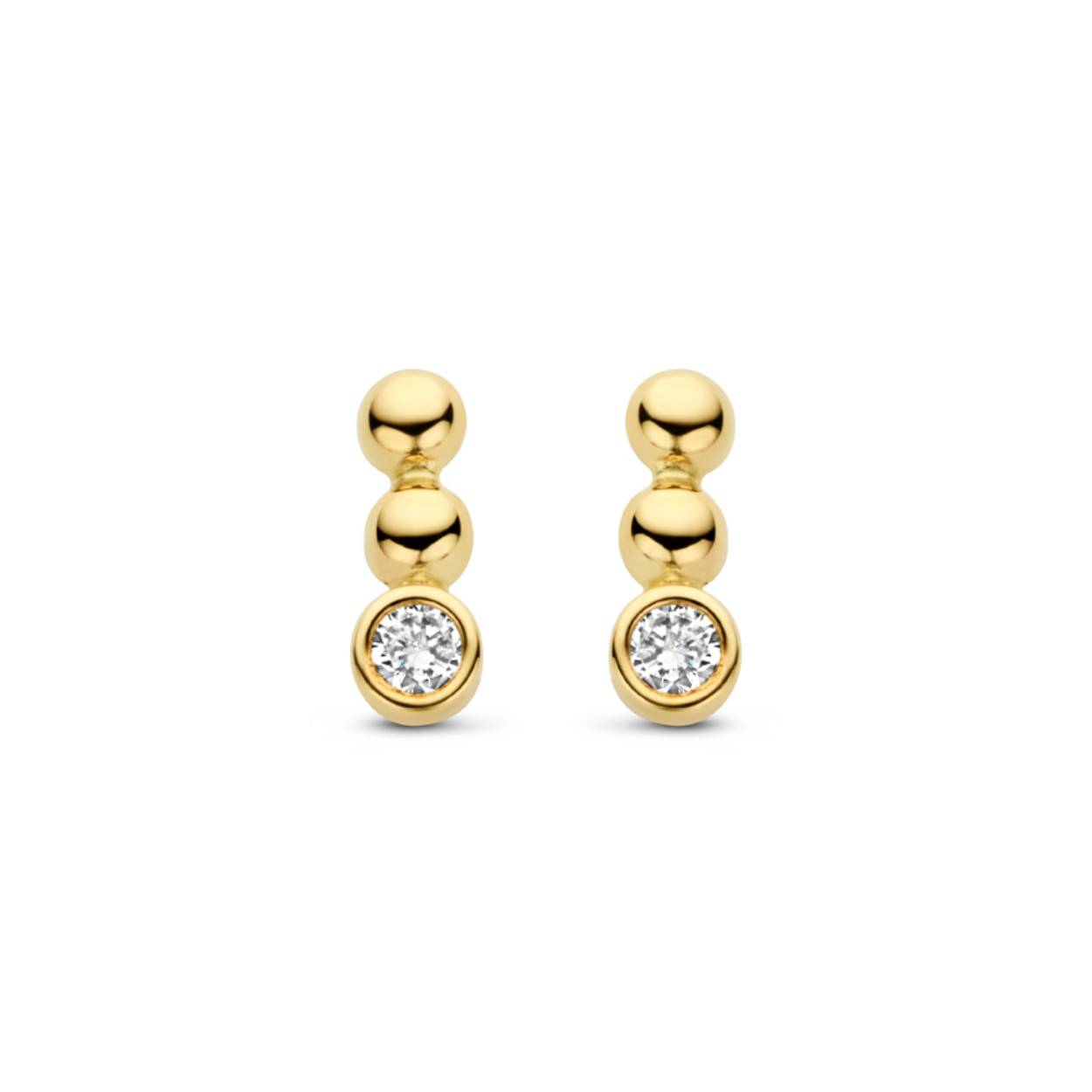 295179 Joy & Julia 14k gouden oorstekers