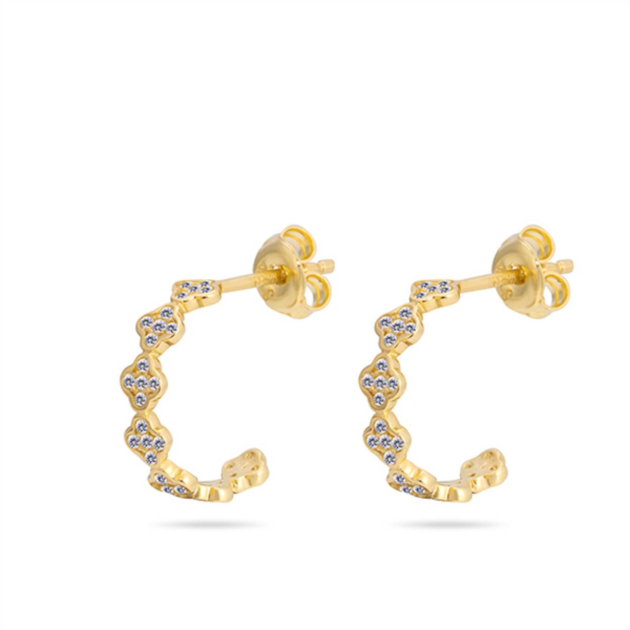 Dit zijn creolen van het merk Swing Jewels.