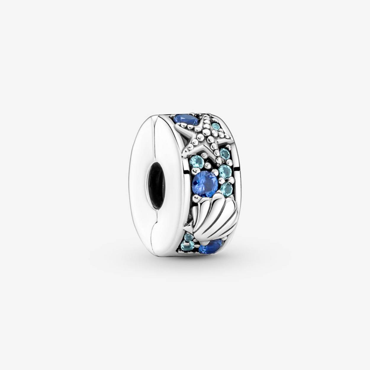 Pandora - Starfish and Shell zilveren clip - 791678C01