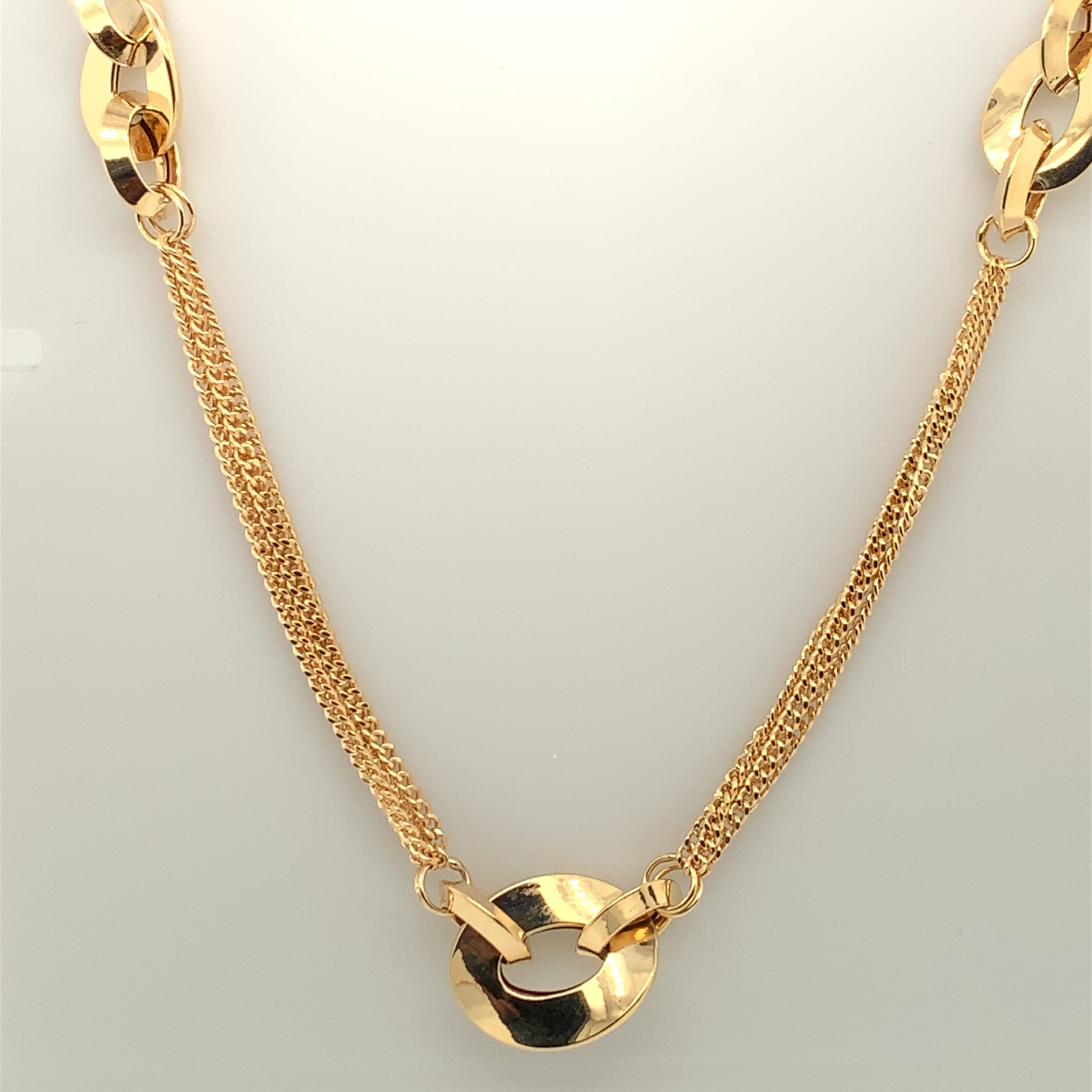 14krt geel gouden collier