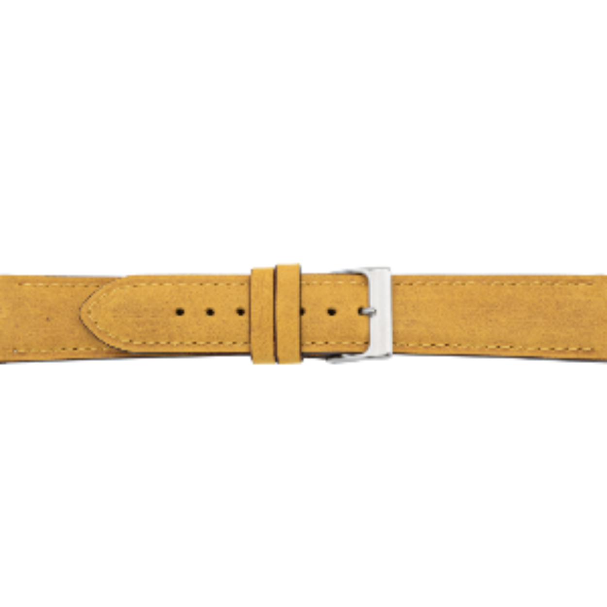 vintage leren horlogeband zandkleur 20mm