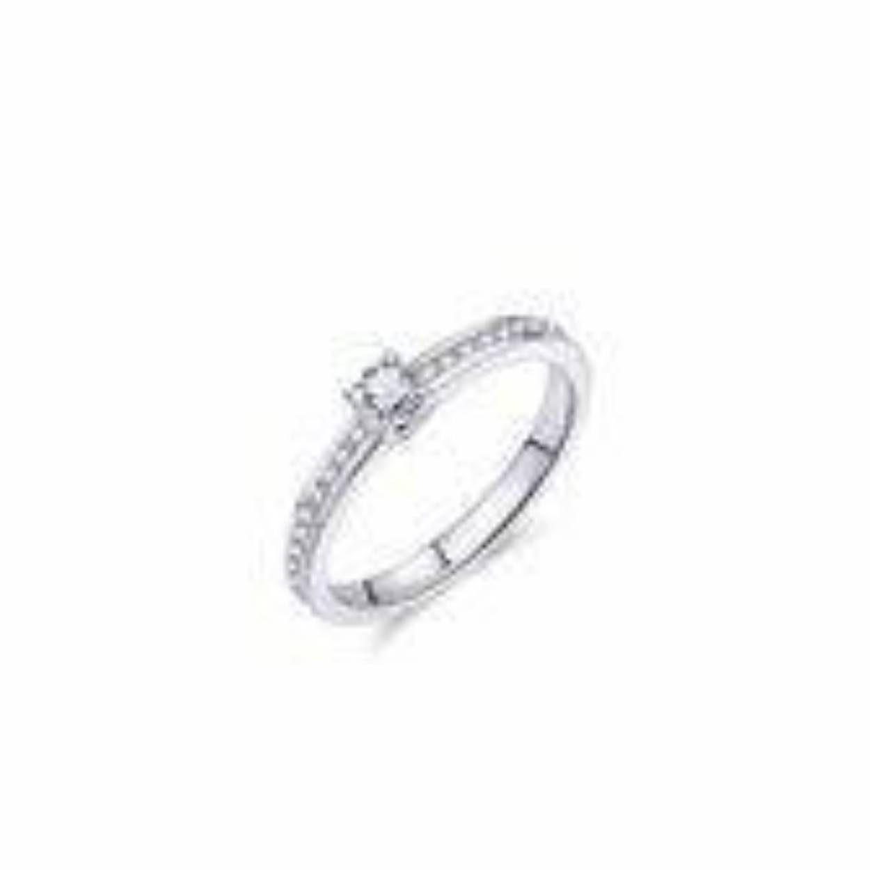 zilveren ring gisser zirkonium