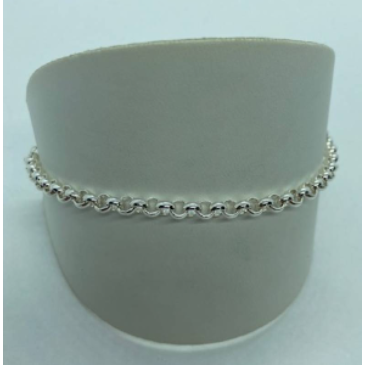 zilveren jasseron armband 19cm