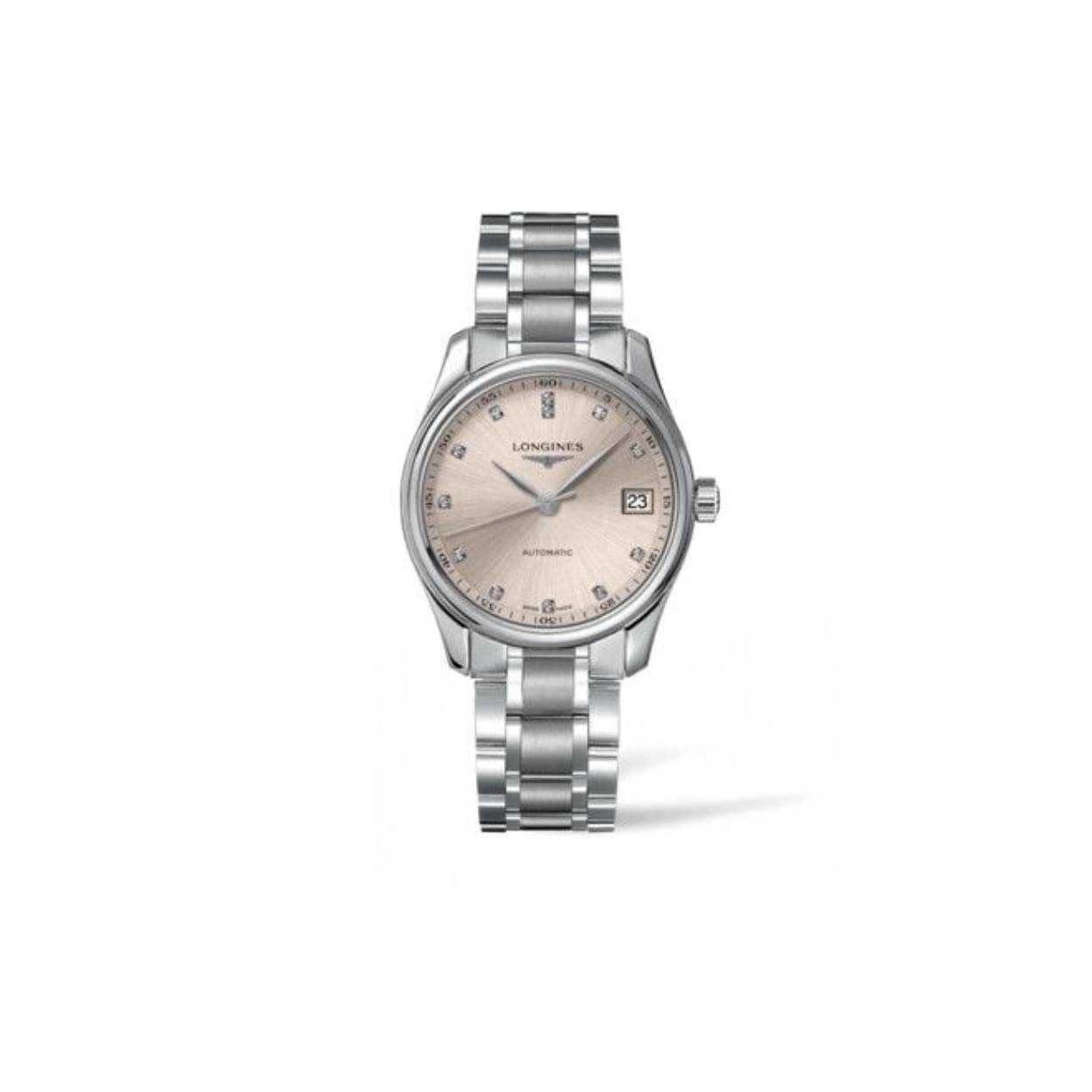 De Longines Master Collection L23574076 is een verfijnde en klassieke horloge met een roestvrijstalen band en kast, aangevuld met een beige wijzerplaat en datumaanduiding. Het horloge heeft automatisch uurwerk en is waterbestendig tot 30 meter. Draag dit horloge bij formele gelegenheden of bij dagelijks gebruik voor een stijlvolle look. Met zijn tijdloze uitstraling is dit horloge een elegante toevoeging aan elke outfit.