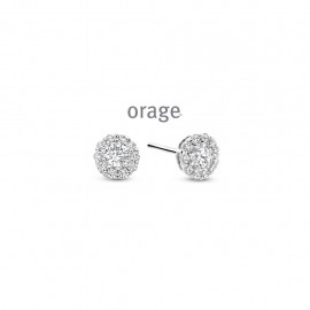 Oorringen 925 rh cz