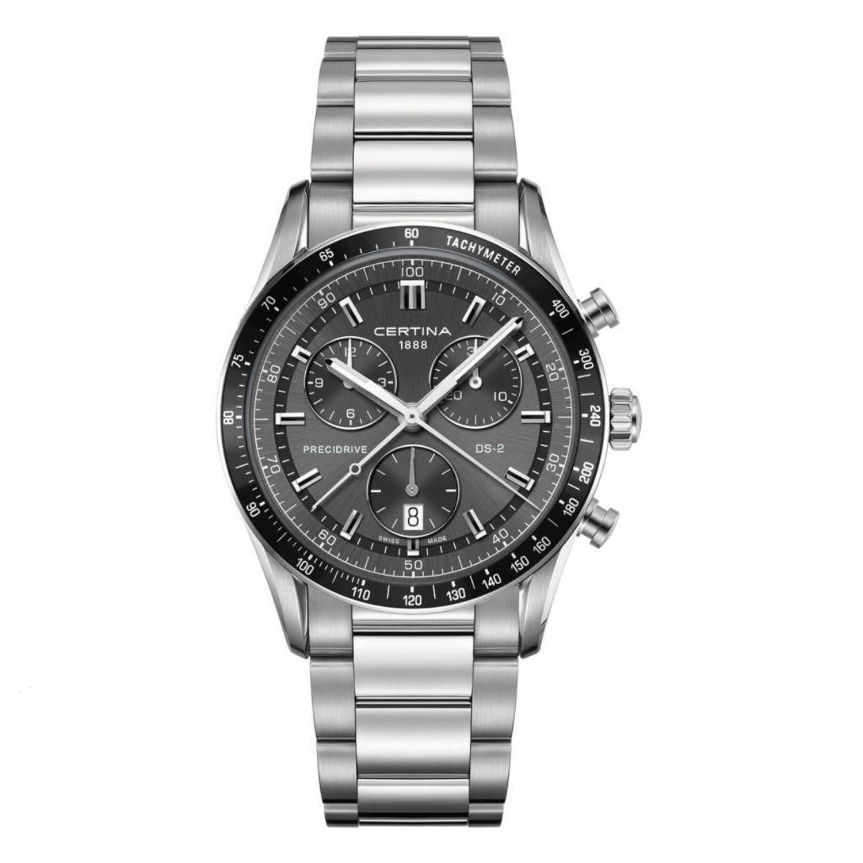 Certina herenhorloge DS-2/GR/CHRQ/STEEL/GREY C0244471108100
