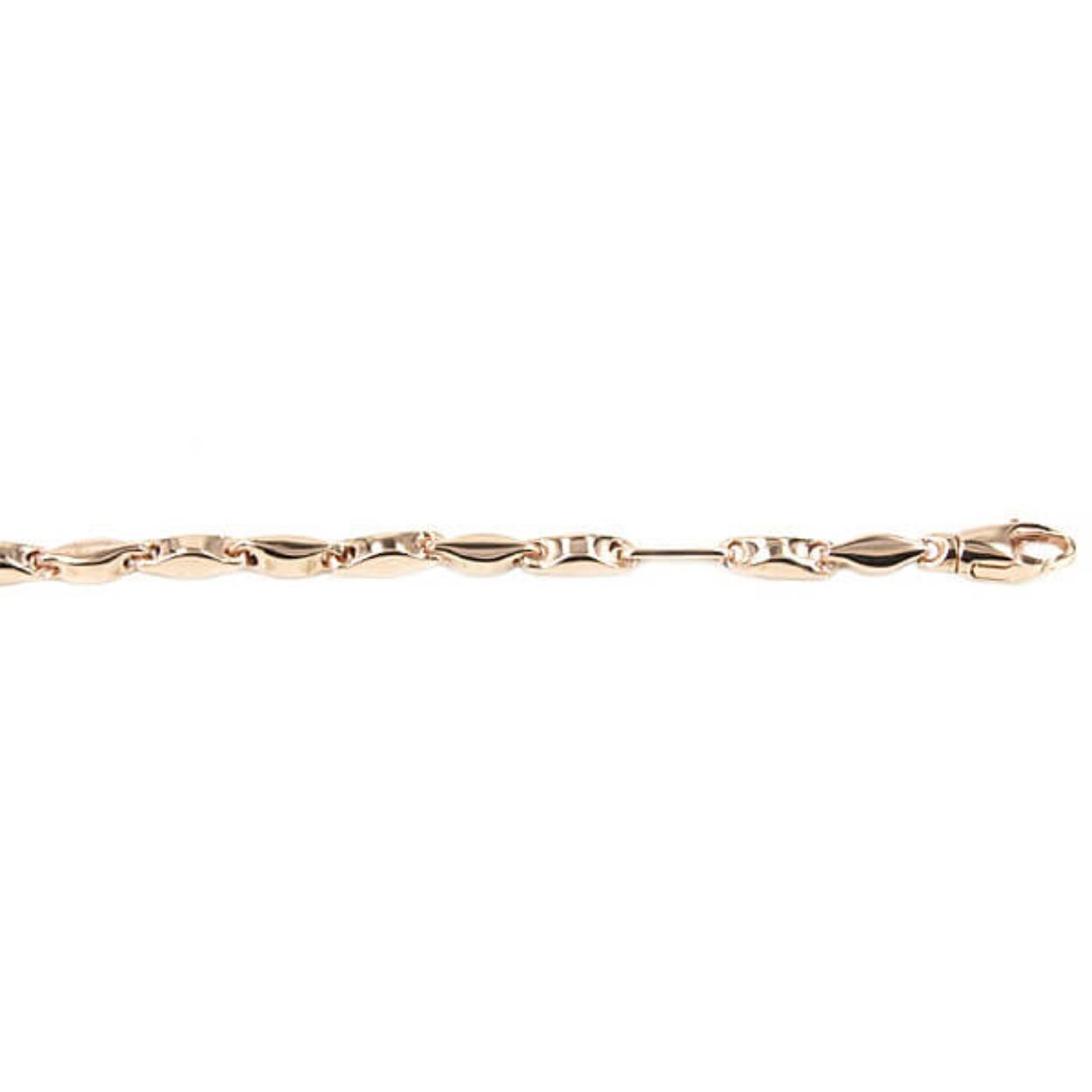 rosé gouden collier, 45cm