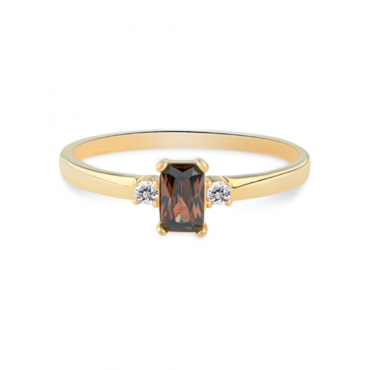 Deze ring is van het merk Swing Jewels. Het is een damessieraad gemaakt van goud, 14 karaat, (legering: 0.585). De ring is geelgoud van kleur.
De verdere specificaties van de ring zijn als volgt:
Breedte (mm): 3.7
Lengte (mm): 54
Hoogte (mm): 5.4