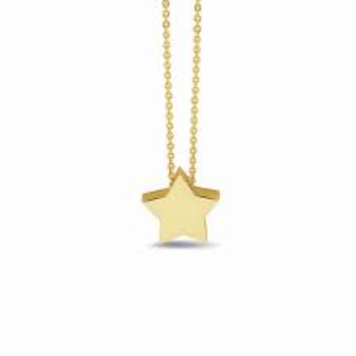 14 crt yellow gold mini star/chain