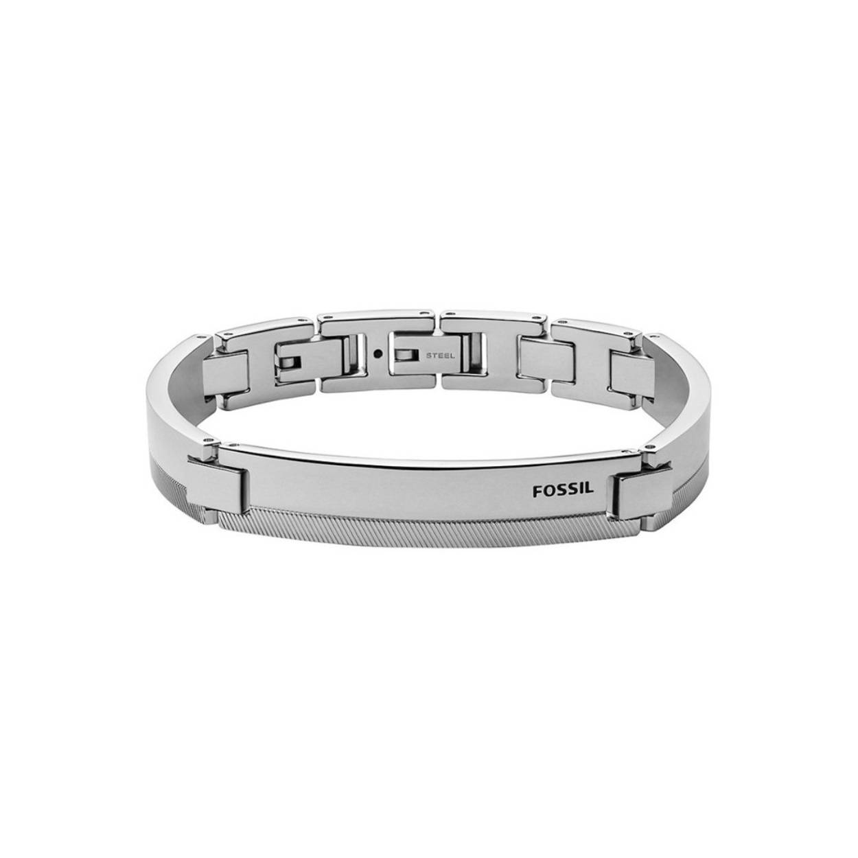Stalen Schakelarmband van het merk Fossil, 